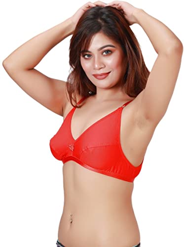 Image of SFC Fashions Womenss Cotton Blend T-Shirt Non Padded Underwire Bra