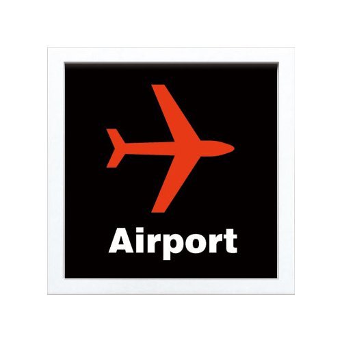 JIG ヴィンテージ サイン フレーム Airport ZSF-52045