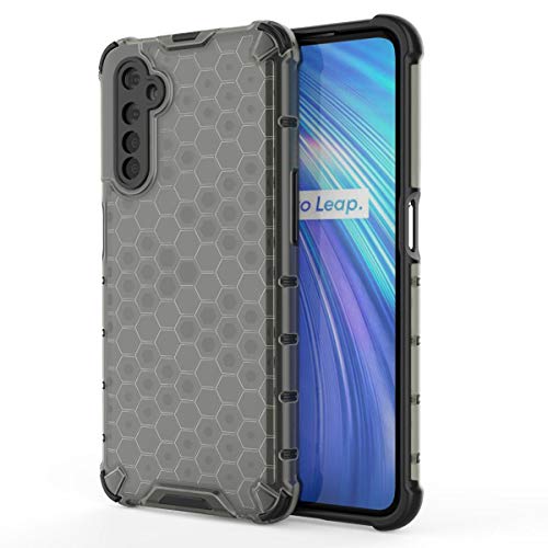 Image of Glasgow Back Case Cover Designed for Realme 6 - Black