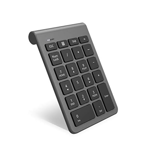 Teclado numérico inalámbrico Bluetooth, Teclado numérico 22 Teclas Bluetooth Extensiones de tecladopara Data Entry de Contabilidad financierapara Laptop, Escritorio, PC, Notebook