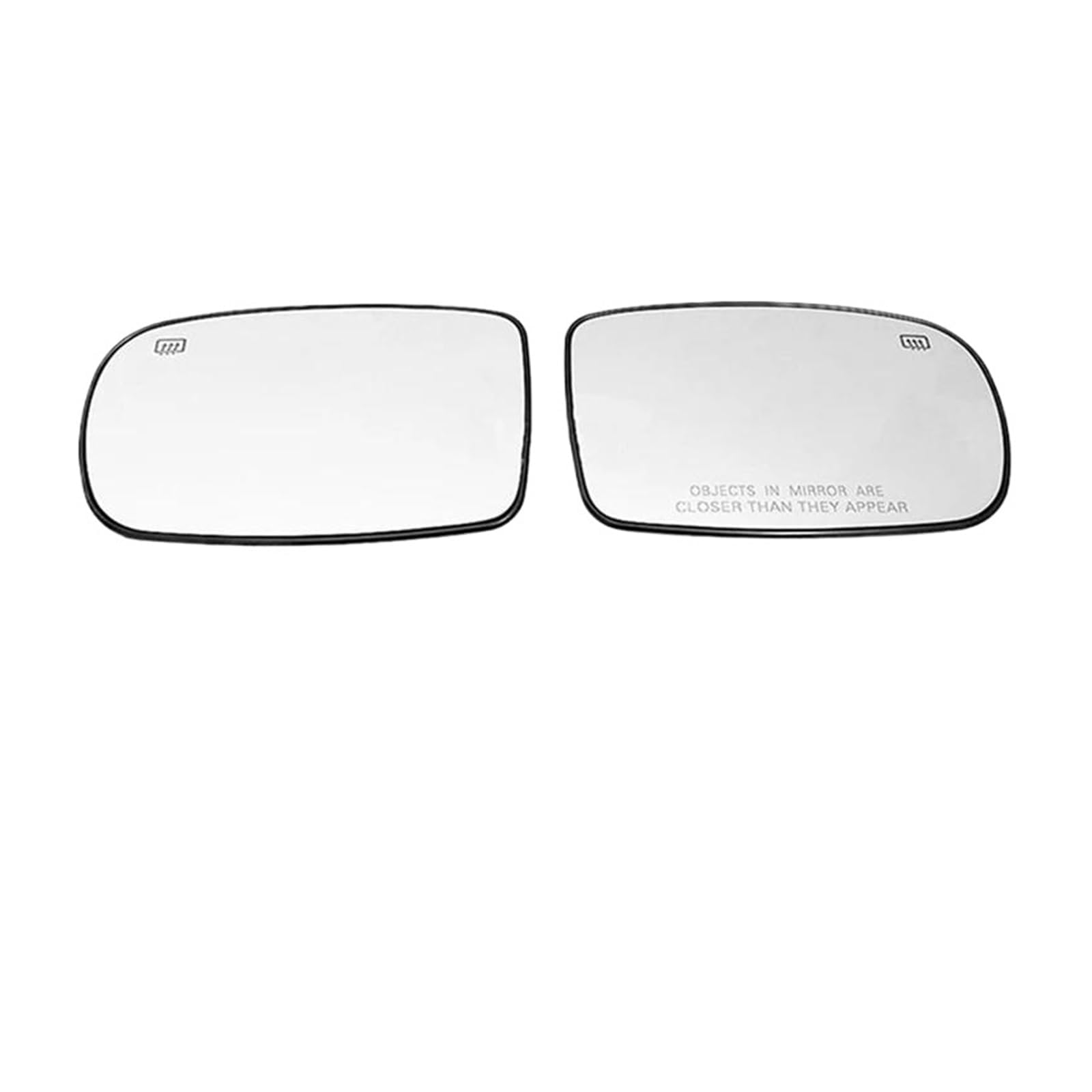 Vetro Specchio Sostituzione Riscaldabile Lato Sinistro per Chrysler 200 Dodge Ladegerät 68101146AA 68101147AA,Piastra Vetro Retrovisore,Right