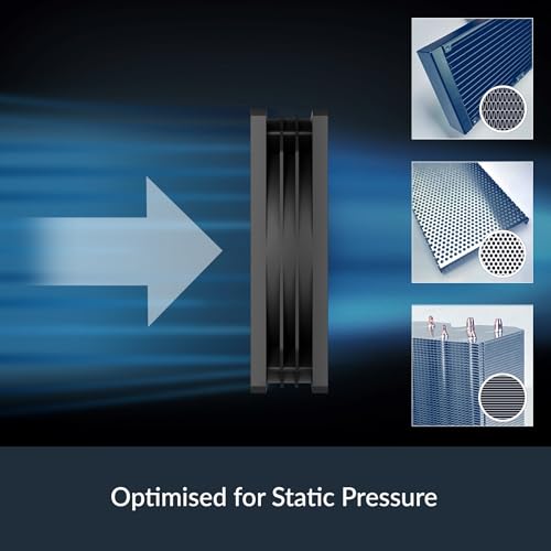 ARCTIC P9 Max - PC fan, High-Performance 92 mm PWM case fan, 500-5000 rpm, optimized for static pressure, 0dB mode - Black - Image 4