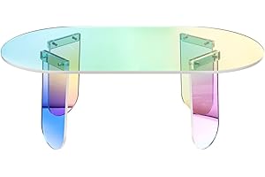 KSacry Acrylic Coffee Table: A Symphony of Colors and Style