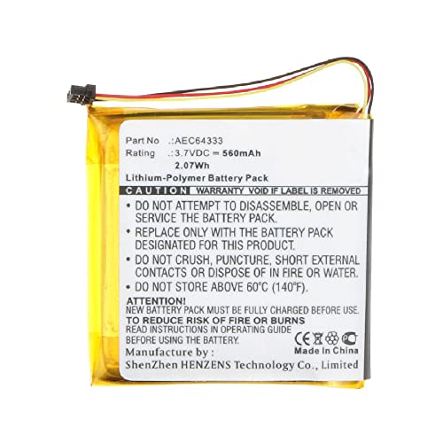 Synergy Digital Replacement Battery, Works with Beats By Dr Dre AEC643333 Replacement, (Li-Pol, 3.7V, 560 mAh) Ultra Hi-Capacity Battery