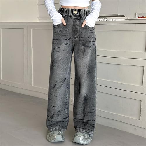 Betadog Cute Baggy Pants for Girls Sweatpants Pants Girls Elastic Waist Wide Leg Jeans Trendy Jogger Trousers2