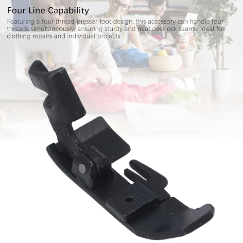 Pie para máquina de coser overlock de acero inoxidable miniatura 5