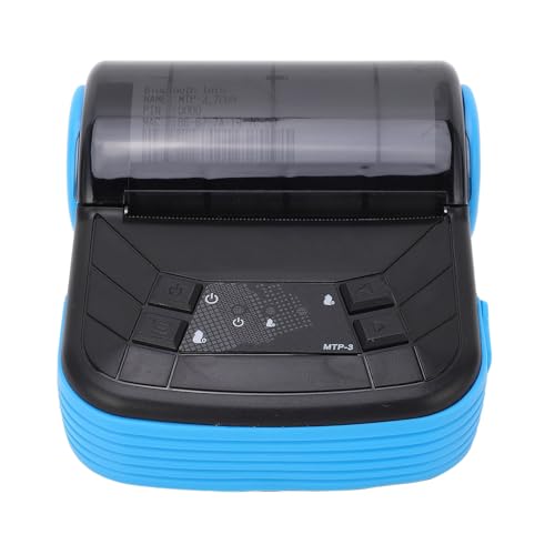 Image of Thermal Printer Wireless 80mm High Speed Portable Receipt Printer for Supermarkets Restaurants Shops Lightweight Plastic