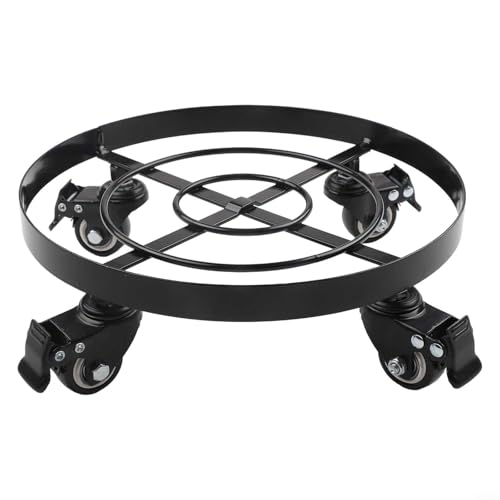 Support mobile robuste avec 4 freins pour grand pot de fleurs d'intérieur - 2
