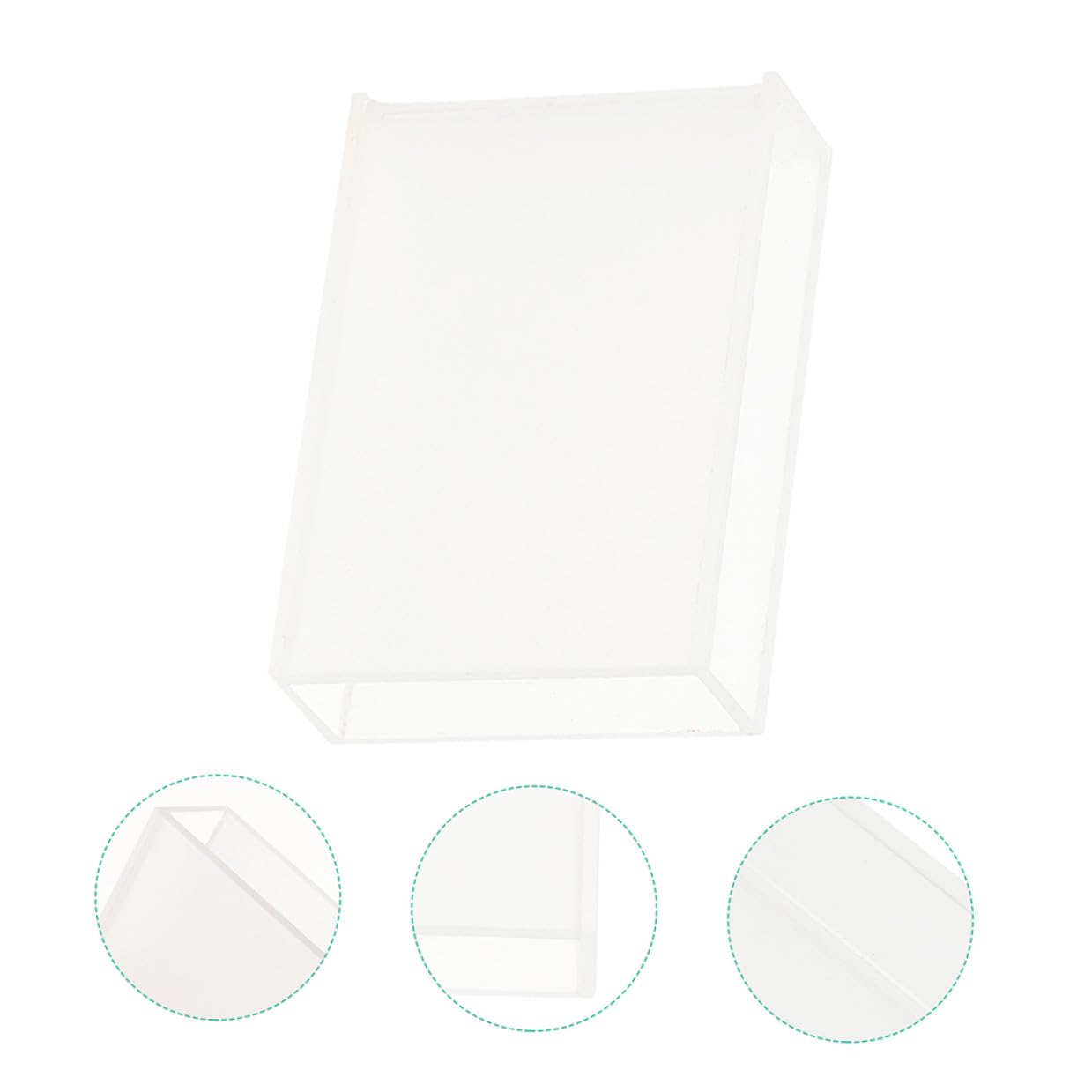 Cuvette Alta Trasparenza per Spettrofotometro in Vetro Percorso Ottico da 50mm e Compatibile la Maggior Parte degli Strumenti di Laboratorio Ottici