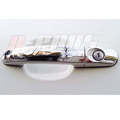 A-Pads 4 Chrome Door Handle Covers For Ford Escape 2013-2017 & Focus 2012-2016 - Without Passenger Keyhole #TOP1