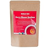 Organic Rooibos Tea: Berry Bloom is a loose-leaf African red tea that is 100% caffeine free, certified organic, great tasting, sugar free, rich in antioxidants tea. This herbal tea has a lot of health