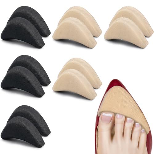 4 pares de acolchados para zapatos, relleno de talón y almohadilla para dedos miniatura 1