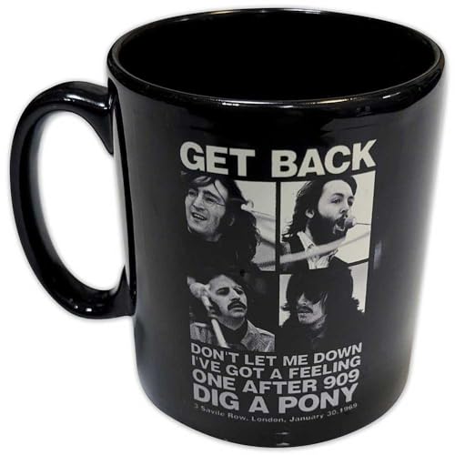 The Beatles 3 Savile Row Tasse À Café - Les Beatles, Paul McCartney, John Lennon, RIngo Starr, George Harrison The Beatles 3 Savile Row Tasse À Café
