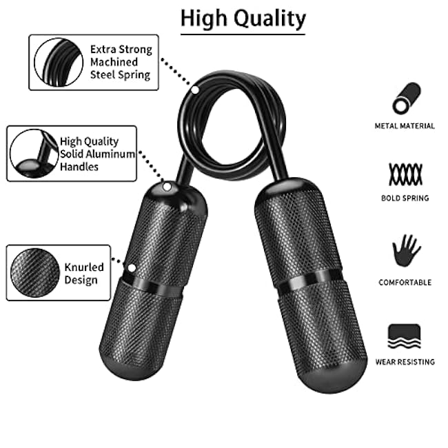 Mini Grip Strength Trainer, Metal fingers thumb Hand Grip Strengthener, Hand Rehabilitation Finger Strength Training Muscle Building, Suitable for Teenagers Adult Kids