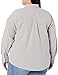 Amazon Essentials Women's Long Sleeve Button Down Stretch Oxford Shirt (Available in Plus Size), Grey, XX-Large