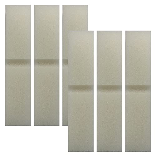 Think Crucial Ersatz-Schaumstofffilter für Aquarien, kompatibel mit Fluval FX4, FX5 und FX6, 6 Stück Cover