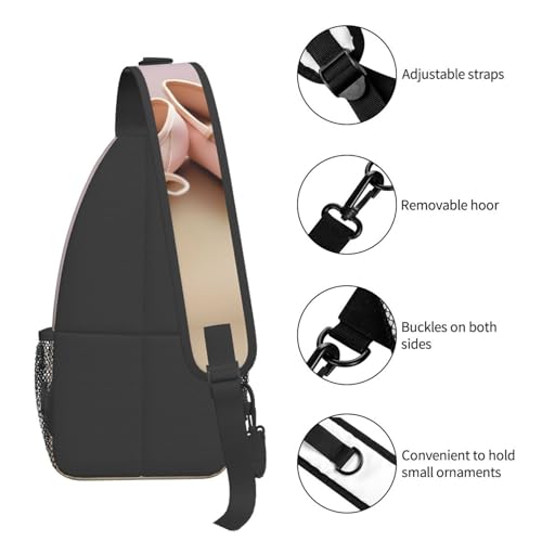 Mochila tipo bolso cruzado con estampado ballet miniatura 5