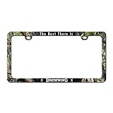 Browning License Plate Frame, Mossy Oak Break-Up Country, Universal