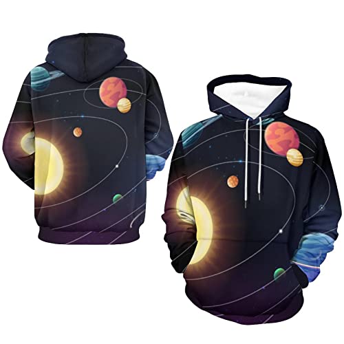 Sweats à capuche Color Planet avec impression 3D premium et finitions soignées