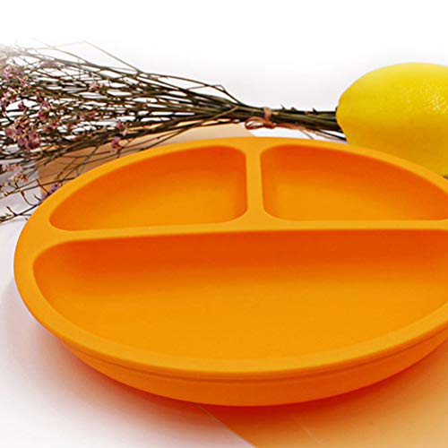 Pratos Divididos para Crianças Antiparas para Crianças Pratos Tigela de Alimentação para Bebês Bande