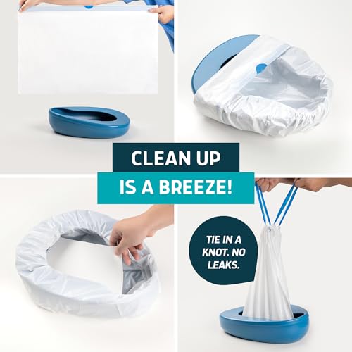 Lunderg Bedpan Liners with Super Absorbent Pads - Value Pack 30 Count - Medical Grade & Universal Fit - Bed Pans for Females, Elderly Men and Women - Make Life so Much Easier - Thumbnail 3