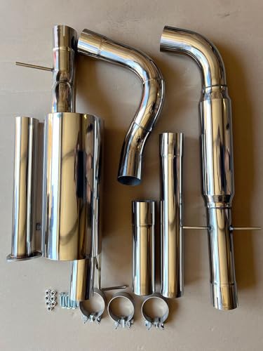 Exhaust Muffler Resonator Middle Pipe for Volkswagen Golf/GTi/Jetta 1999-2004 MK4