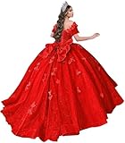 Ftupza Vestidos de quinceañera con Hombros Descubiertos, 4