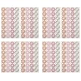 VILLCASE 32 Sheets Self-Adhesive Hole Reinforcement Stickers Hole Punch Reinforcement Labels for Repairing and Strengthening Punch Holes