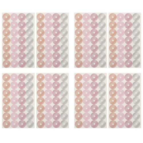 VILLCASE 32 Sheets Self-Adhesive Hole Reinforcement Stickers Hole Punch Reinforcement Labels for Repairing and Strengthening Punch Holes