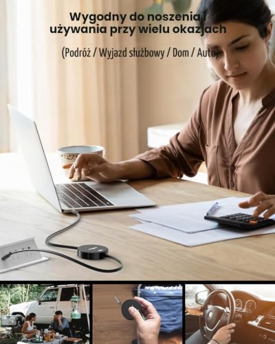 Fasgear Kabel USB C, 240 W PD3.1, zwijany kabel do szybkiego ładowania 1 m, 4-stopniowa długość, wstępnie ustawiony kabel do ładowania USB C 2.0 do Mac-Book Pro/i-Phone16/15 Pro Max/i-Pad/MacBook