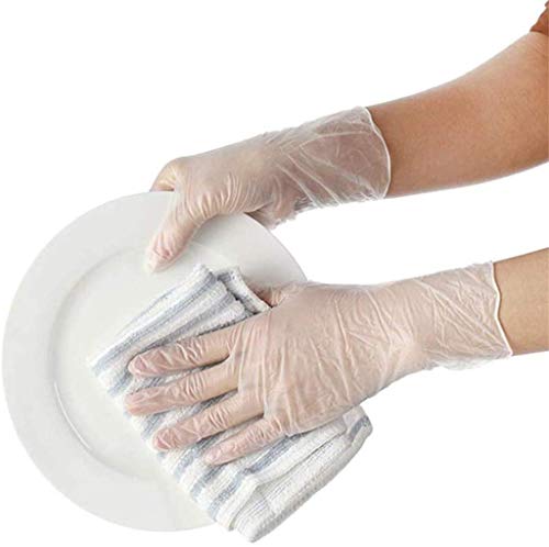 image for Zervatek 100Pcs Disposable Gloves Safety Protective Gloves Rubber Thic