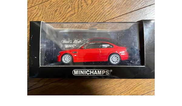ミニチャンプス製 1/43 E46 M3 イモラレッド ミニチャンプス製 1
