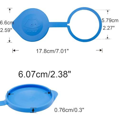 Bouchon lave glace robuste ajustement précis couvercle réservoir Pilot 76802SZAA01 - 2