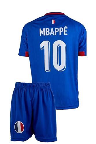Mefstone Fußball-Trainingstrikot für Jungen, Mbappe, 2024 - Trikot mit...