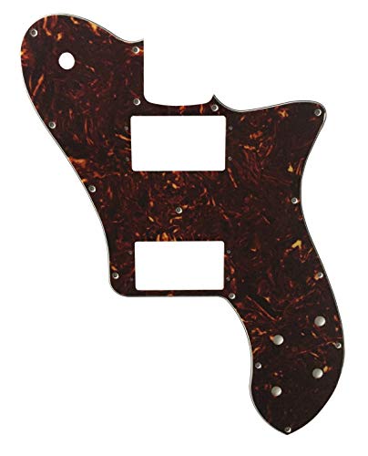 Guitar Parts For Fender US '72 Telecaster Deluxe Reissue Guitar Pickguard (4 Ply Brown Tortoise)