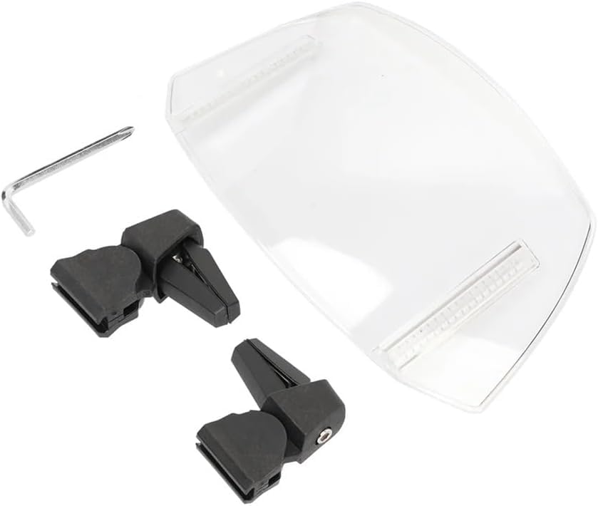 Deflettore Antivento per Moto per BMW R1200GS R1250GS F800GS Yamaha Kawasaki,Anti-crepa Parabrezza e Deflettori per Moto Deflettore Spoiler