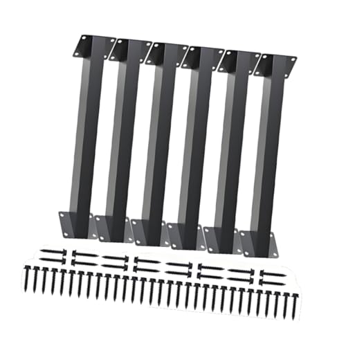 Soportes de Ángulo de 45 Grados Fenteer para Pergolas, Soportes de Unión Interna Fáciles de Instalar para Escaleras, Miradores y Cabañas, 6 piezas miniatura 1