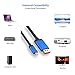 BolAAzuL 8K Mini DP to DisplayPort 1.4 Cable 3ft, Bi-Directional DP to Mini Displayport Cable Mini DP to DP Male Cord 1m Nylon Braided G-Sync Freesync 8K@60Hz 4K@144Hz HDR for Gaming Monitor Lapto