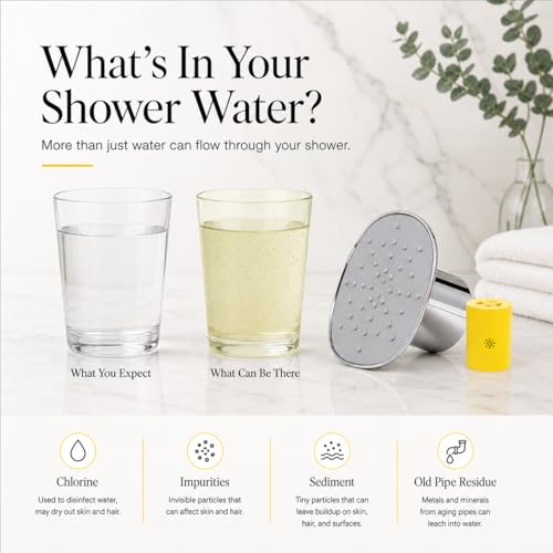 Afina Filtered Shower Head, High Pressure Rainfall (Chrome) - Image 2