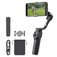 DJI Osmo Mobile 6, stabilizzatore per smartphone a 3 assi, manico telescopico integrato,...