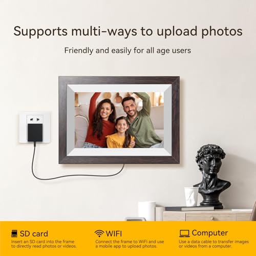 KODAK 10.1 inch WiFi Digital Picture Frame,1280x800 IPS HD Touch Screen, 32GB Smart Photo Frame with App & AI Photo Creation, Easy Sharing Photos and Videos, Birthday Gifts for Mom Women - image 6