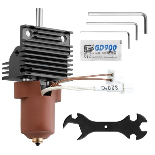 K1/K1 Max/K1C Hotend Upgrades Kit, K1 Series Ceramic Heating Block Kit, 3D Printers Hotend with Integrated Quick-Swap Nozzle, Supports 300°C High Temperature, 600mm/s High-Speed
