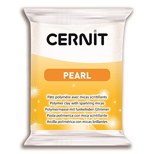CERNIT PÂTE POLYMÈRE PEARL 56 G NACRÉ