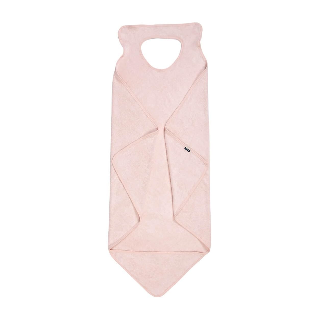 Cape de bain tablier XXL Parent/Bébé en viscose - 100x100 cm - Rose
