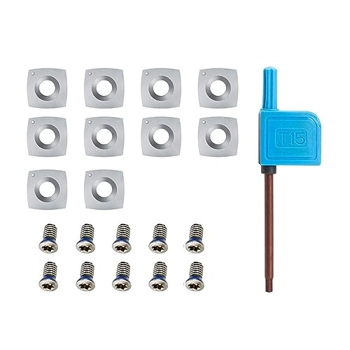 10 puntas de carburo 11x11x2.0 mm para torno