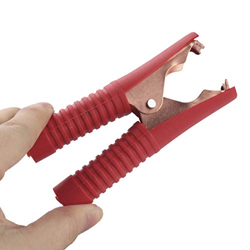 Andux Morsetti a Coccodrillo Elettrici 100A Nero +...