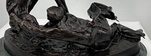 Estatua de bronce Wicked Pony tamaño regular miniatura 6