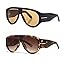 2pcs Brown+leopard