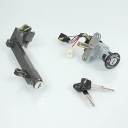 Cerradura De Contacto Para Moto one by camamoto Kit de Bloqueo/Cerradura (cod 77208222 Kit de Bloqueo Completo para Bloque de Arranque para Yamaha bws - MBK Booster ng Next Generation 2003-2004-2005-2006)