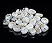 Crocon Rainbow Moonstone Rune Stones Sets 25 pcs for Beginners with Elder Futhark Alphabets for Healing Chakra Crystals Reiki feng Shui Gemstone Runes Set Size: 15-20 mm with a Pouch & Rune brochure